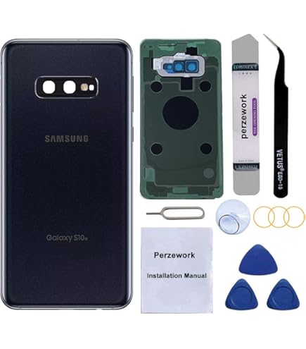 Amazon.com: Perzework Rear Back Glass Replacement for Samsung